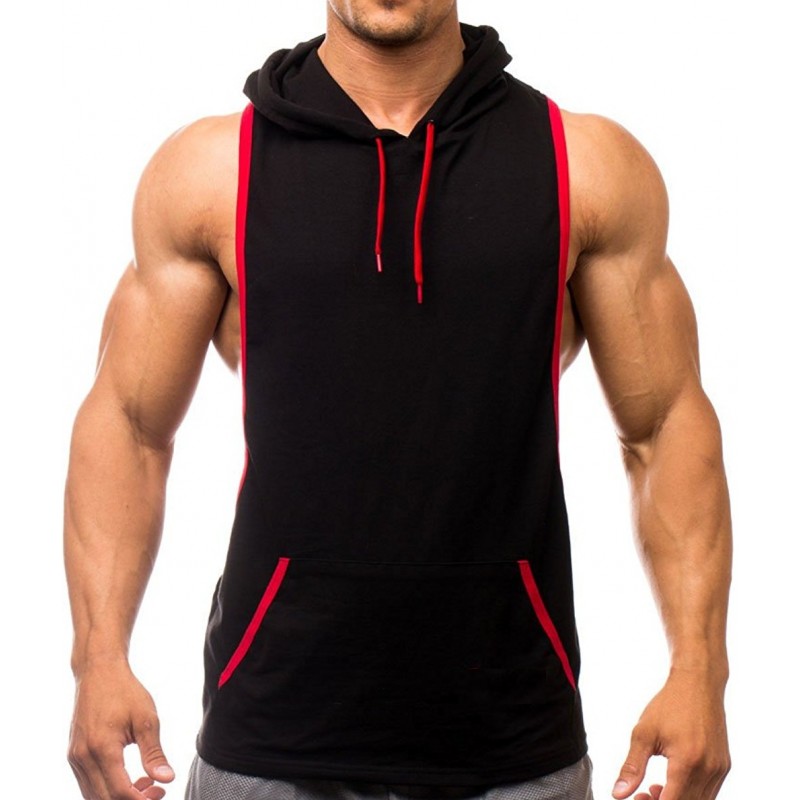 Gym Fitness Stringer Hoodies #015